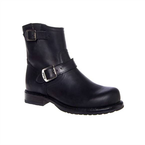 NEW FRYE men's wayde engineer inside zip boot in black - Picture 1 of 1